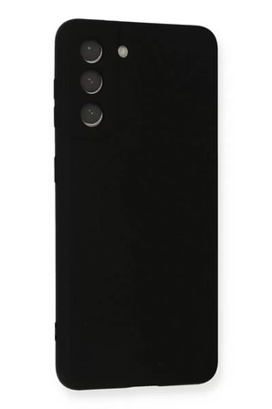 Samsung Galaxy S21 Kılıf Nano içi Kadife Silikon - Siyah