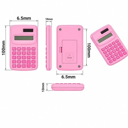 PM-25421 Pembe Mini Hesap Makinesi