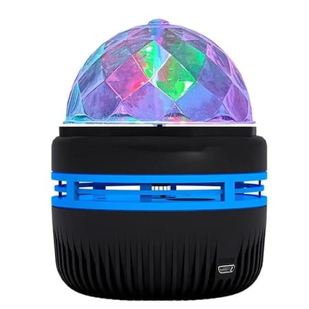 Ledx YQX-6888 Mini Usb’li 3 Watt Şarjlı Sihirli Rgb Led Disko Topu