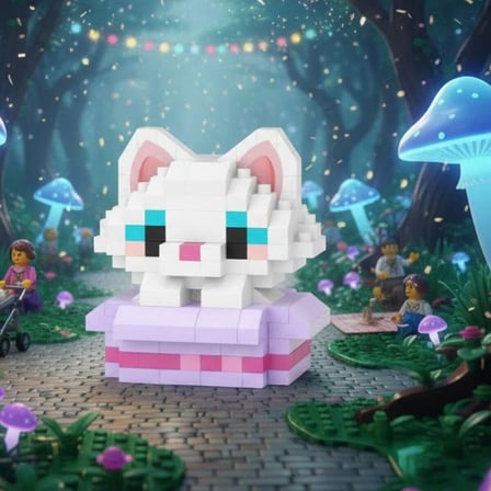 LZ-8641 Loz Kedi 170 Parça Block Oyuncak-mini Poşet