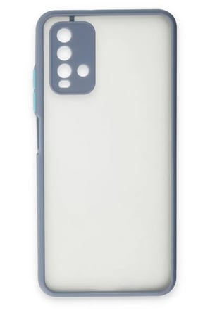 Xiaomi Redmi 9T Kılıf Montreal Silikon Kapak - Gri
