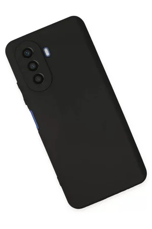 Huawei Nova Y70 Kılıf First Silikon - Siyah