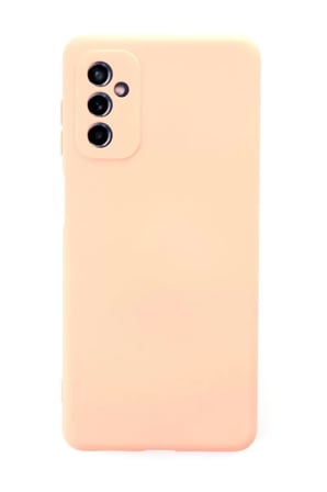 Samsung Galaxy M52 5G Kılıf Nano içi Kadife Silikon - Pudra