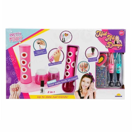 3847 Pretty Pinky 2in1 Tırnak Tasarım Seti -