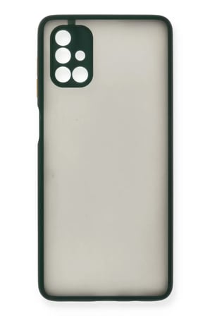 Samsung Galaxy M51 Kılıf Montreal Silikon Kapak - Yeşil