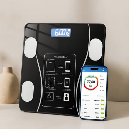 Vücut Analizli Bluetooth Dijital Baskül 180kg/50g