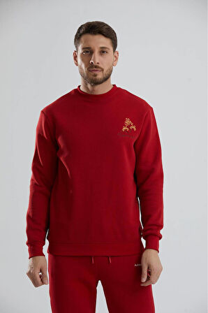 Baskılı Relax Fit Bisiklet Yaka Unisex Sweatshirt