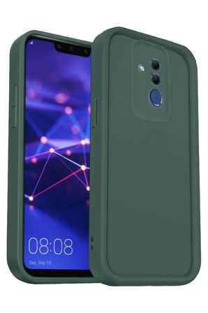 Huawei Mate 20 Lite Kılıf Viera Silikon - Koyu Yeşil