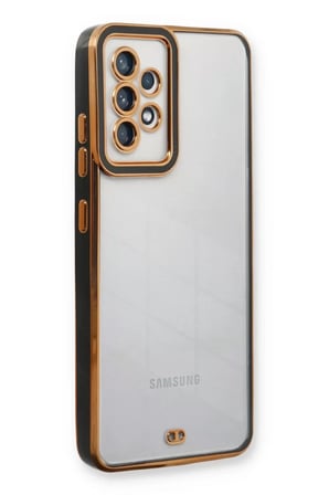 Samsung Galaxy A53 5G Kılıf Liva Lens Silikon - Siyah