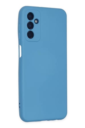 Samsung Galaxy M23 Kılıf Nano içi Kadife Silikon - Mavi