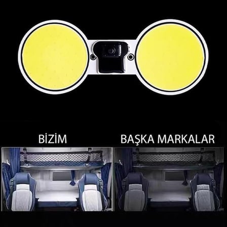 PM-26415 Cob Led Araç Tavan - Bagaj Aydınlatma DC10-48 Volt (2Li Paket)