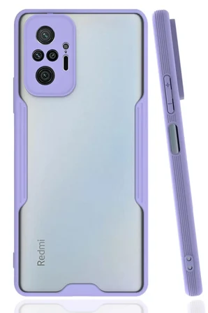 Xiaomi Redmi Note 10 Pro Kılıf Platin Silikon - Lila