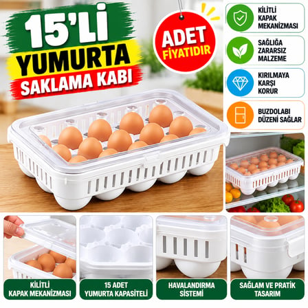 15liYumurta Saklama Kabı