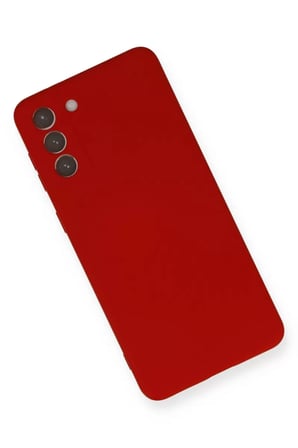 Samsung Galaxy S21 Plus Kılıf Nano içi Kadife Silikon - Kırmızı