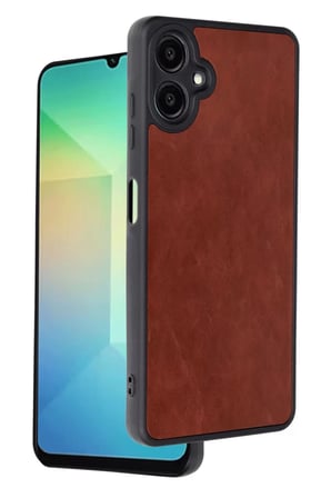 Samsung Galaxy A06 Kılıf Aras Deri Kapak - Bordo
