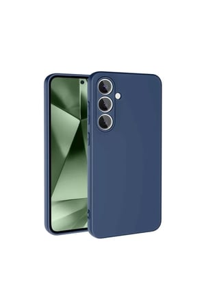 Samsung Galaxy S24 FE Kılıf Nano içi Kadife Silikon - Lacivert