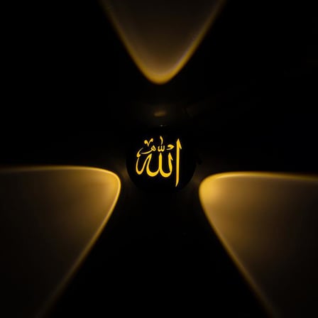 Pm-24452 3000K Allah Dekoratif Led Duvar Aplik