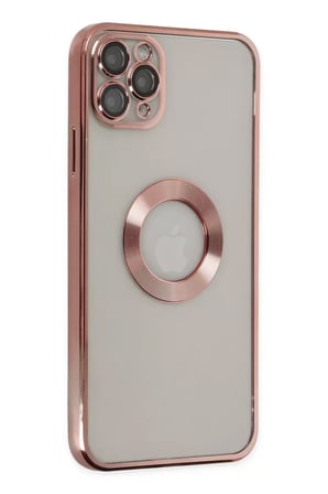Apple iPhone 11 Pro Kılıf Slot Silikon - Rose Gold