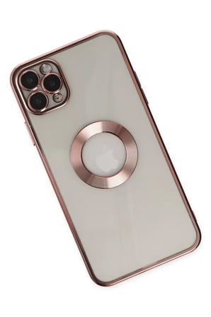 Apple iPhone 11 Pro Kılıf Slot Silikon - Rose Gold