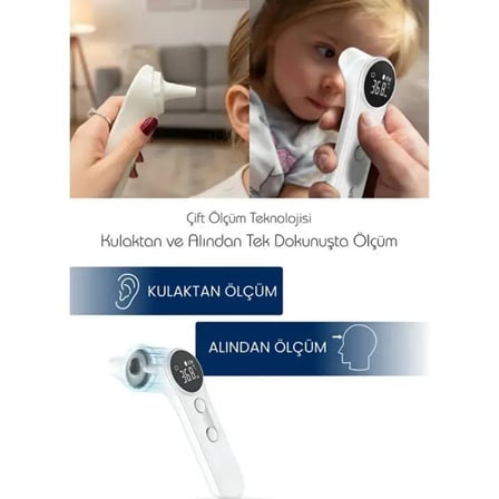 Kulaktan & Alından Ateş Ölçer