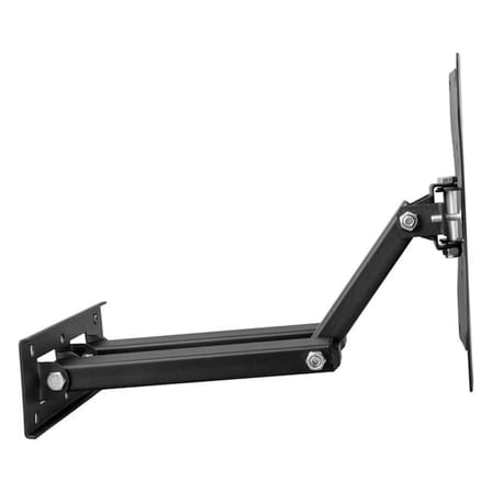 PWR-H38 22’’ - 42’’ Çift Kollu Kilitli Hareketli Duvar Askı Aparatı