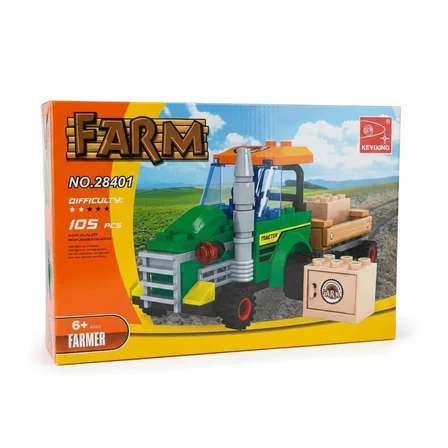 28401 Ausını Çiftçi Set 105 Parça Mini Lego