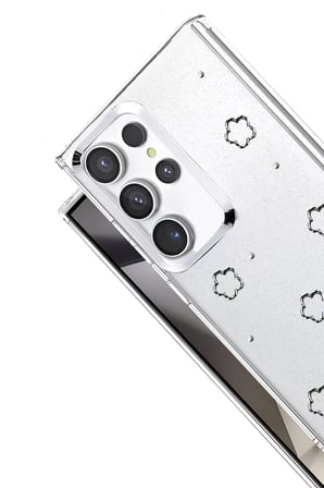 Samsung Uyumlu Galaxy S23 Ultra Fiyonk Desenli Kapak - Desen 2