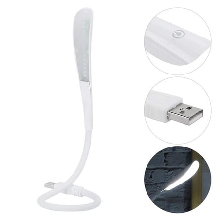 PM-24560 14 Ledli Beyaz Esnek Usb Led Lamba 3 Kademeli