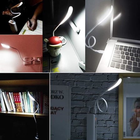 PM-24560 14 Ledli Beyaz Esnek Usb Led Lamba 3 Kademeli