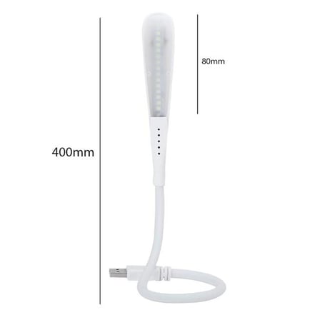 PM-24560 14 Ledli Beyaz Esnek Usb Led Lamba 3 Kademeli