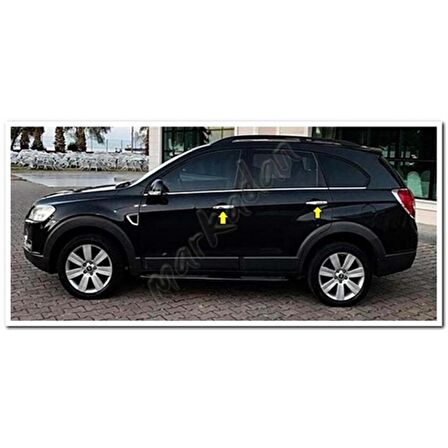 DB Chrome Chevrolet Captiva Kapı Kolu Nikelajı 2007 Sonrası 4 Kapı P.Çelik