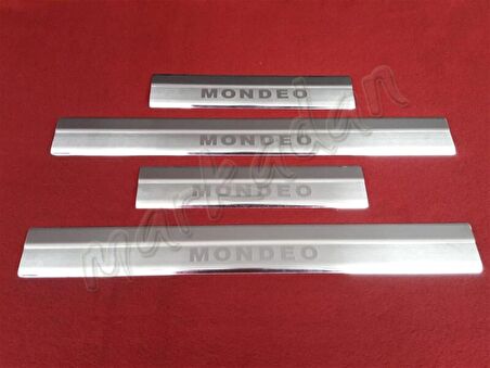 DB Chrome Ford Mondeo Krom Kapı Eşiği 2000-2007 4 Parça P.Çelik