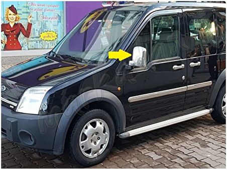 DB Chrome Ford Connect Krom Ayna Kapağı 2002-2009 2 Parça Abs Krom