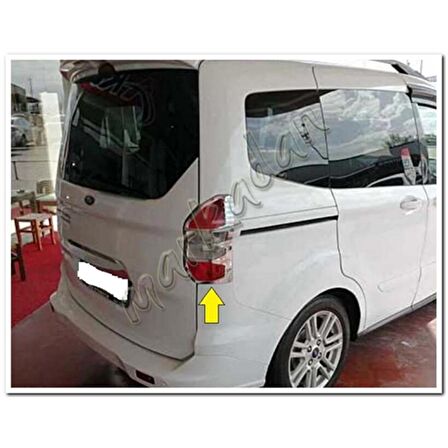 DB Chrome Ford Tourneo Courier Stop Çerçevesi 2014 Sonrası 2 Parça Abs Krom