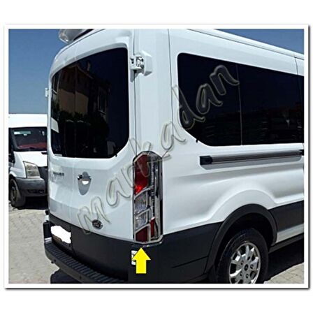 DB Chrome Ford Transit Stop Çerçevesi 2014 Sonrası 2 Parça Abs Krom