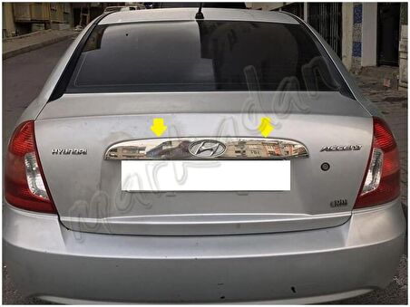 DB Chrome Hyundai Accent Era Krom Bagaj Çıtası 2005-2011 P.Çelik