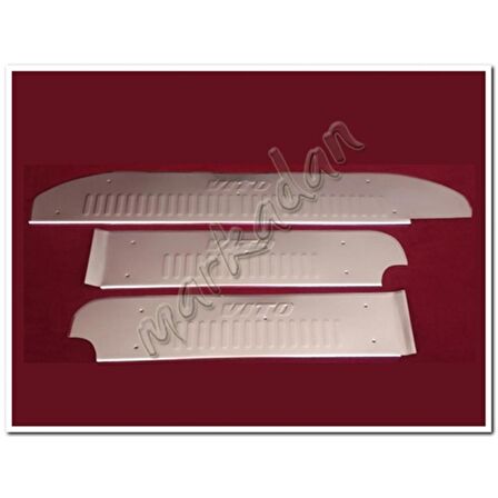 DB Chrome Mercedes Vito W639 Krom Kapı Eşiği 2003-2014 3 Parça P.Çelik