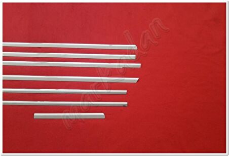 DB Chrome Mercedes Vito W639 Uzun Şasi Cam Çıtası Nikelajı 2004-2014 8 Parça P.Çelik