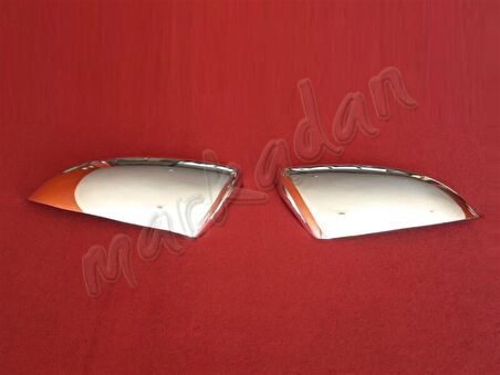 DB Chrome Nissan Qashqai Krom Ayna Kapağı 2007-2014 2 Parça P.Çelik