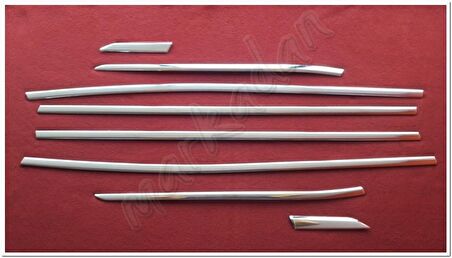 DB Chrome Peugeot 3008 Cam Çıtası Nikelajı 2016 Sonrası 8 Parça P.Çelik