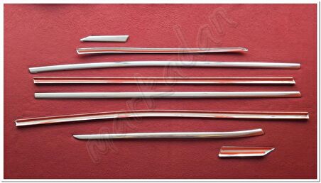 DB Chrome Peugeot 3008 Cam Çıtası Nikelajı 2016 Sonrası 8 Parça P.Çelik