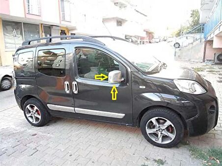 DB Chrome Peugeot Bipper Krom Ayna Kapağı 2008 Sonrası 2 Parça Abs Krom