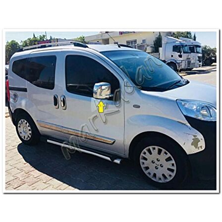 DB Chrome Peugeot Bipper Krom Ayna Kapağı 2008 Sonrası 2 Parça Abs Krom