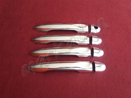 DB Chrome Renault Megane 3 Kapı Kolu Nikelajı 2010-2016 4 Kapı P.Çelik