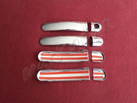 DB Chrome Seat Cordoba Kapı Kolu Nikelajı 2002-2009 4 Kapı P.Çelik