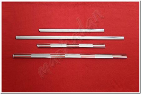 DB Chrome VW Golf 4 Krom Yan Kapı Çıtası 1998-2004 4 Parça P.Çelik