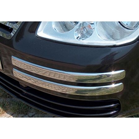 DB Chrome VW Caddy Ön Tampon Kaşı 2004-2010 4 Parça P.Çelik