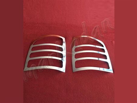 DB Chrome VW T5 Transporter Stop Çerçeve Nikelajı 2003-2014 2 Parça P.Çelik