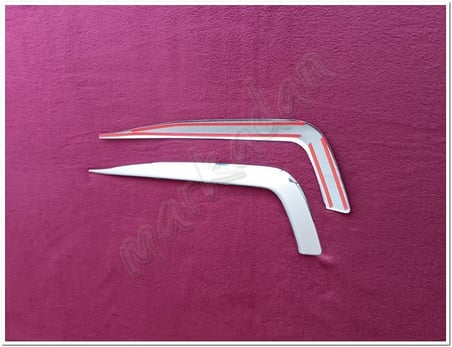 DB Chrome VW Passat B8.5 Sis Farı Çercevesi 2019 Sonrası 2 Parça P.Çelik