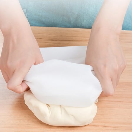 Orta Hamur Torbası Silikon Şeffaf Hamur Yoğurma Torbası Ekmek Makarna Mantı Hamuru Kolay Yo